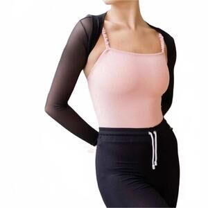 NEW JULE women's meshie shrug in pink